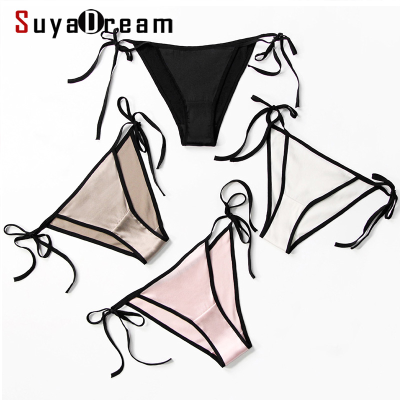 Bow Stringer Tool - SuyaDream Women Low Waist Silk G