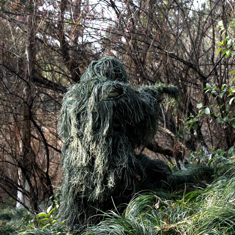 Ghillie Suit Woodland - Ophidian Adult Children's Camouflage Suit 3D