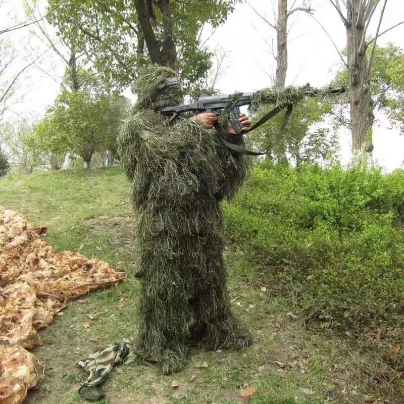 Ghillie Suit Woodland - Ghillie Suit Hunter Hunting Woodland, 3D