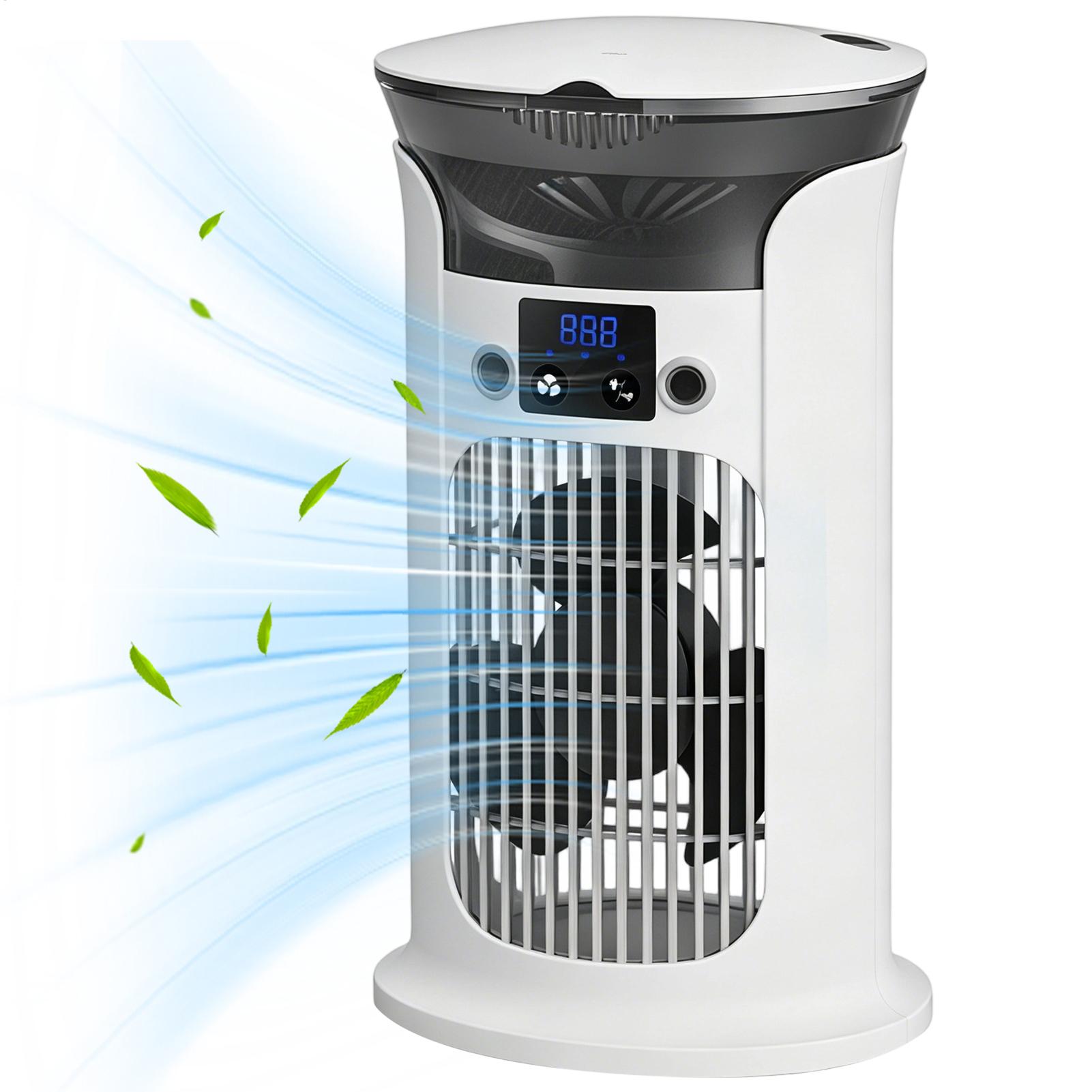 Outdoor Hunting Kitchen - Portable Adjustable Standing Desk Fan with