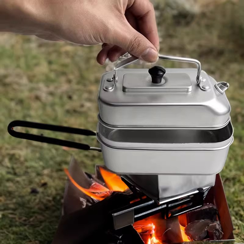 Outdoor Hunting Kitchen - Ultralight Portable Picnic Camping Tourist Kettle