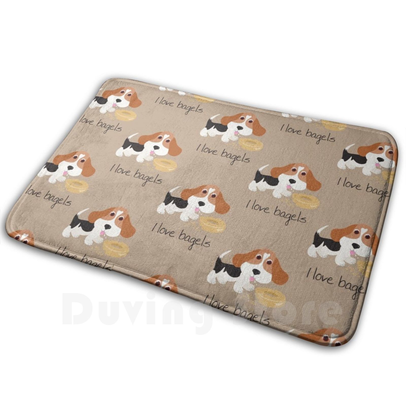 Hunting Outdoor Mat - I Love Bagels ? Bonnieportraits.com Mat