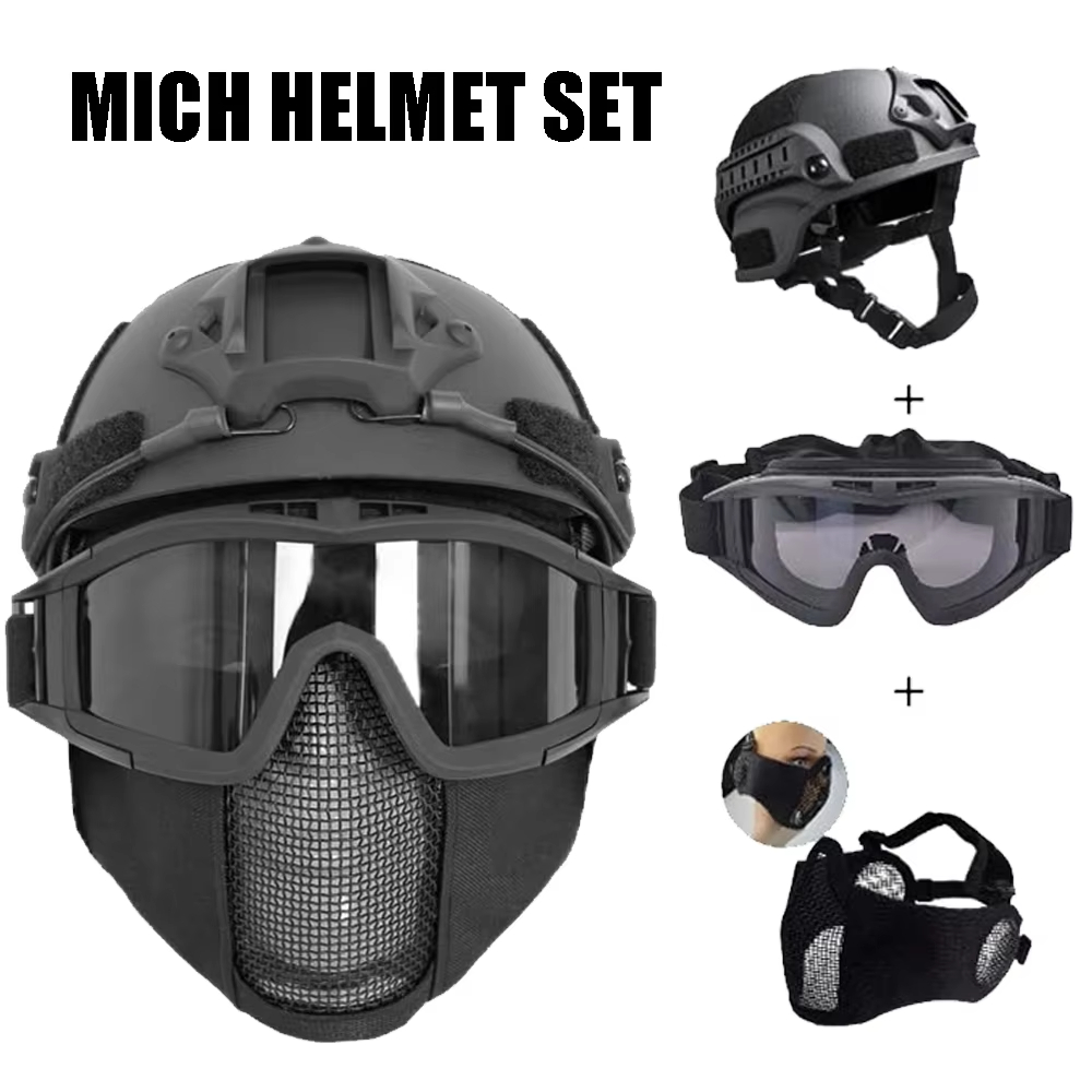 Outdoor Hunting Guide - MICH Airsoft Helmet & Half Face