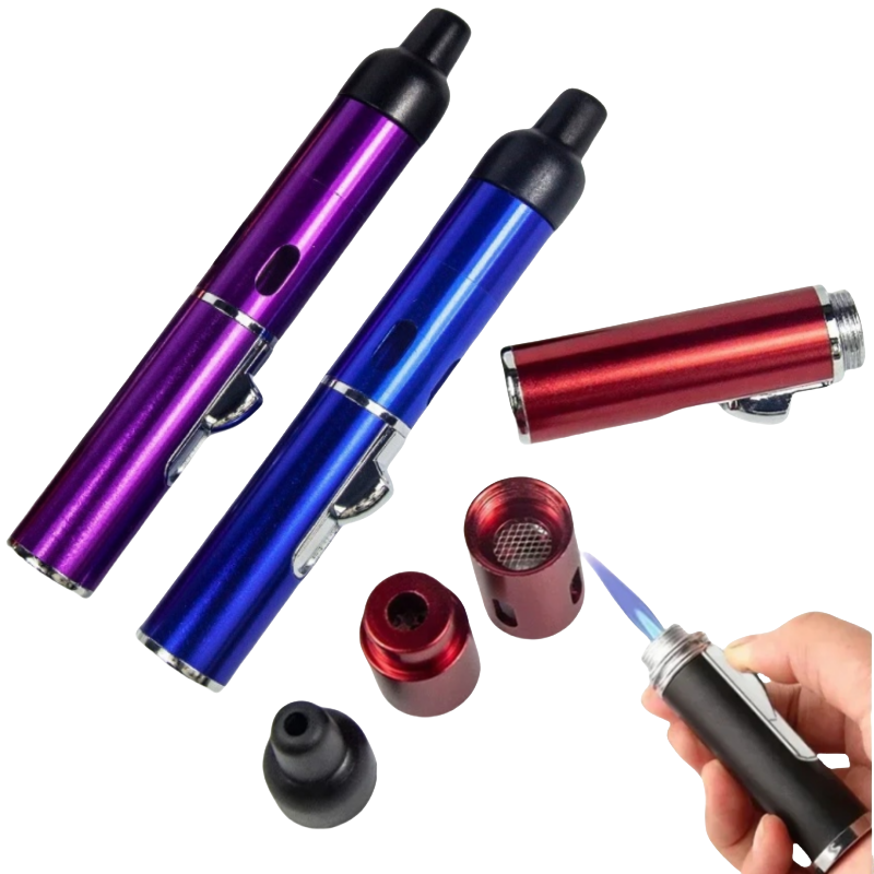 Outdoor Hunting Kitchen - Windproof Multifunctional Inflatable Lighter Metal Portable