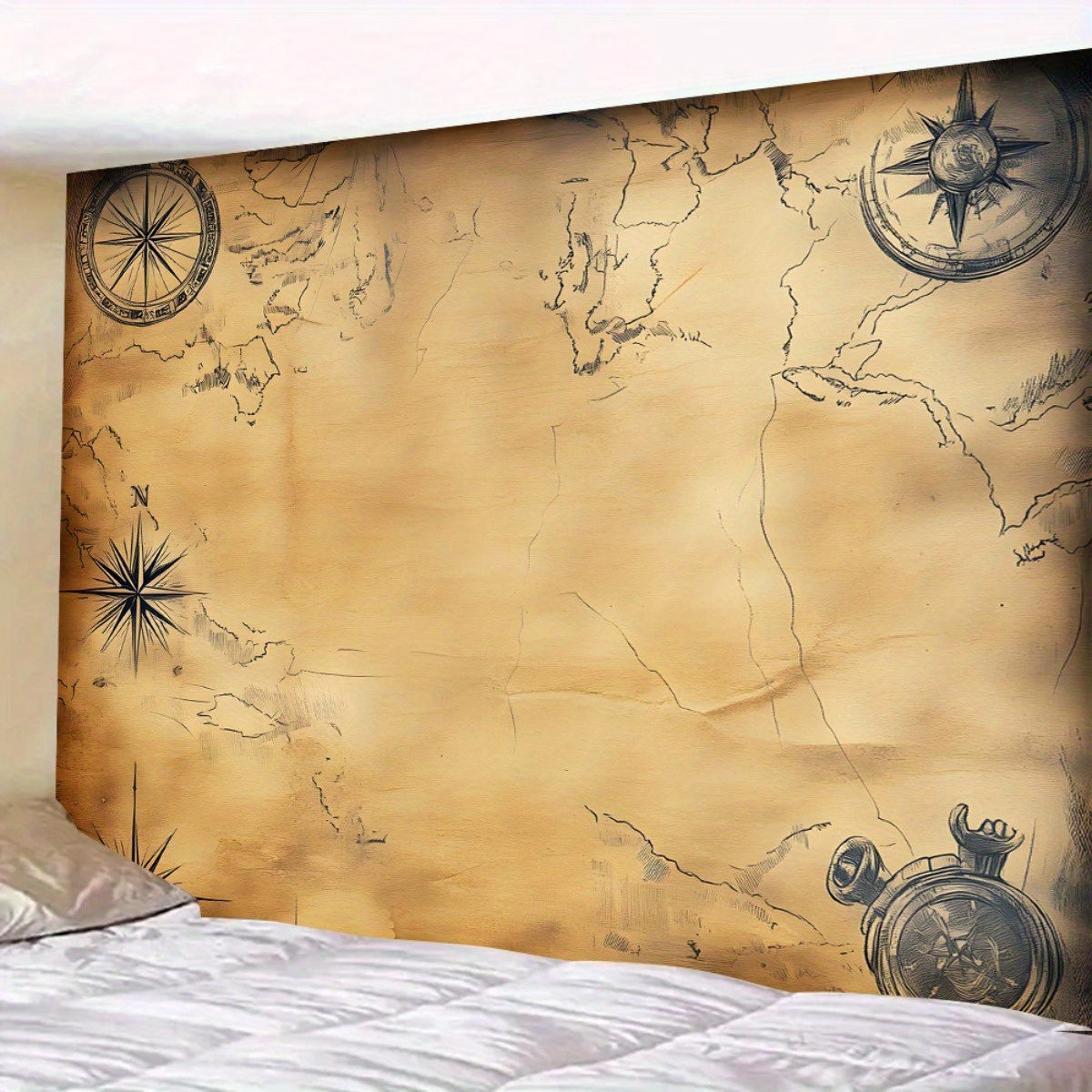 Pirate map banner, pirate prop - Outdoor Hunting Events review and price