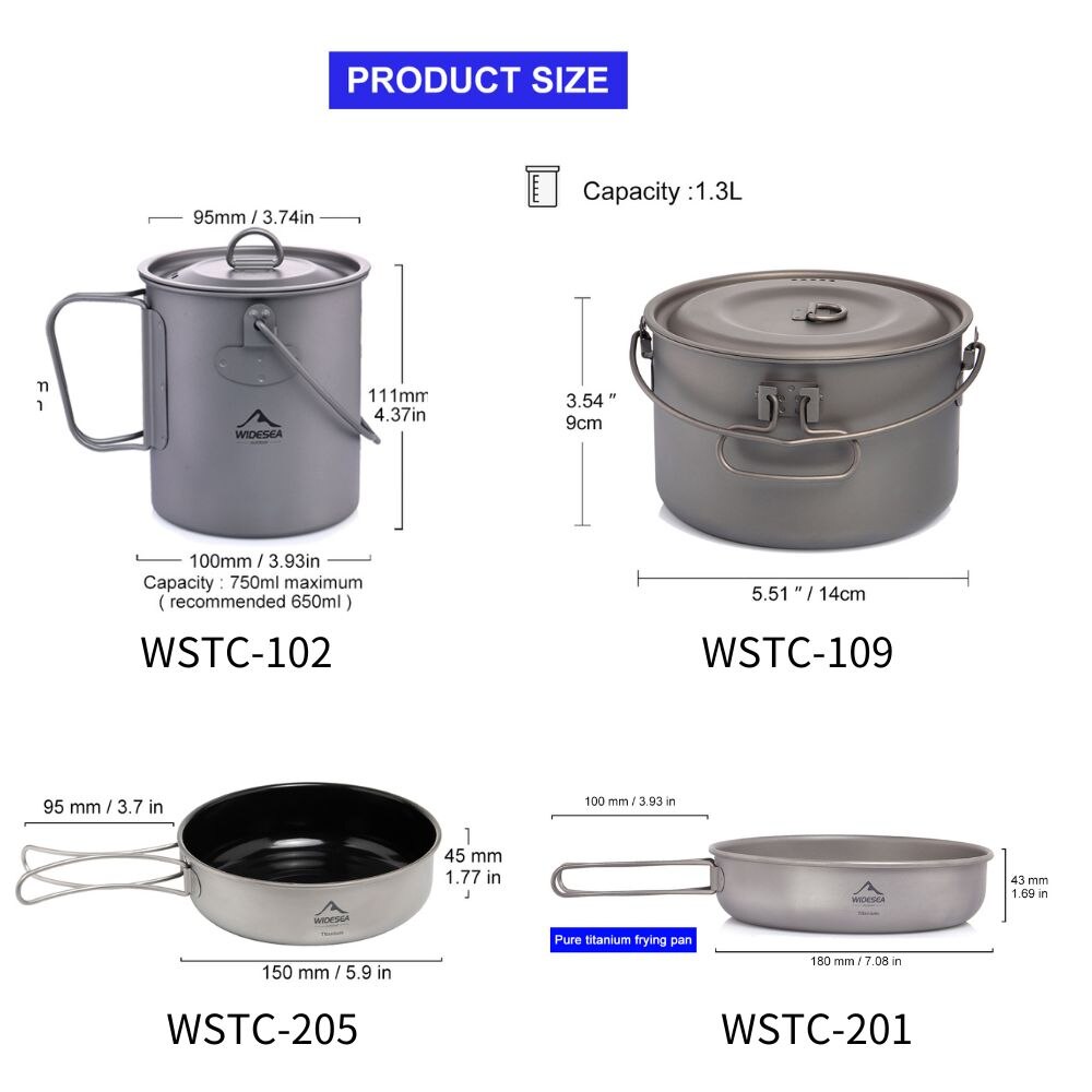 Widesea Camping Tableware Tita - Outdoor Hunting Kitchen review and price