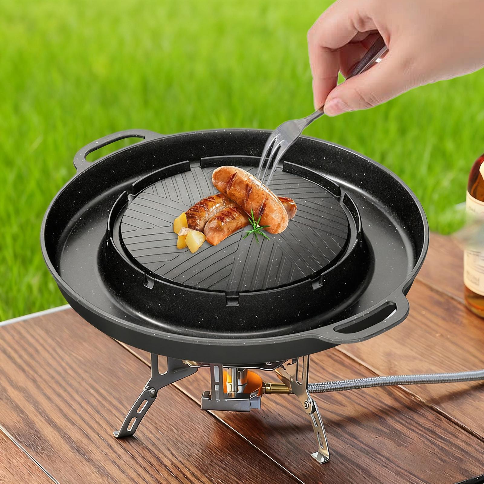 2-in-1 Grill & Hot Pan for Sto - Outdoor Hunting Kitchen review and price