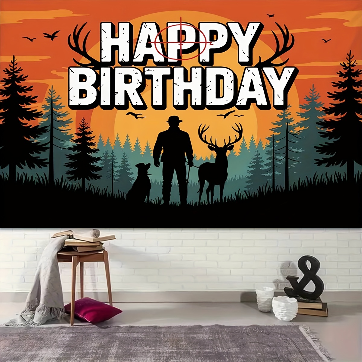 Hunting Birthday Theme Pattern - Outdoor Hunting Events review and price