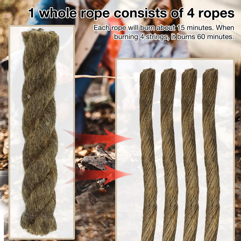 5PCS Tinder Rope Survival Fire - Fire Starter Waterproof review and price