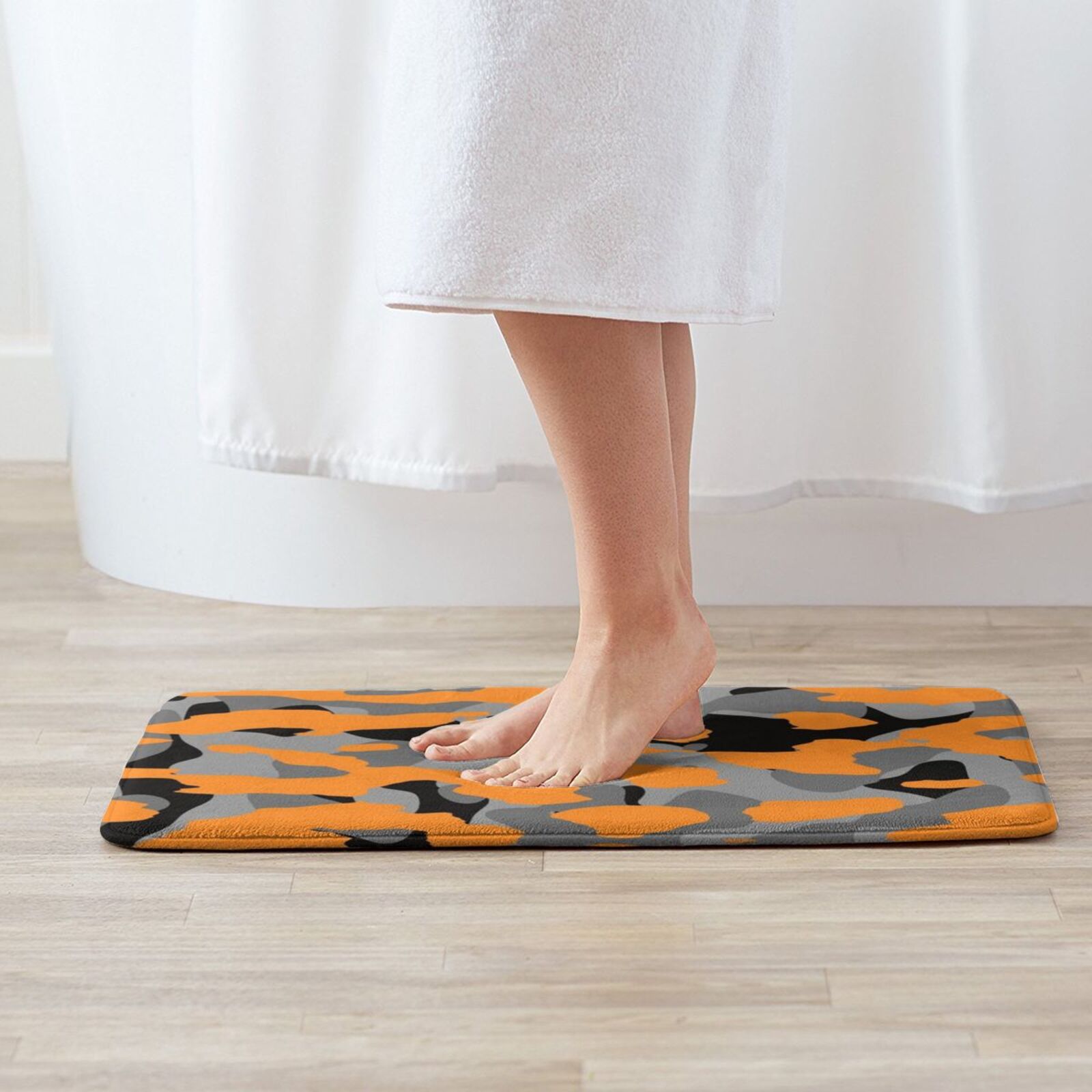Orange Camo Mat Rug Carpet Ant - Hunting Outdoor Mat review and price