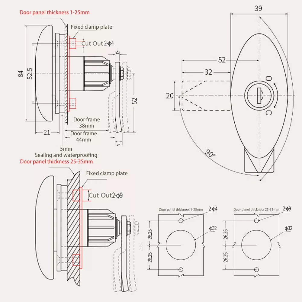 Caravan T-Handle Lock With 2 K - G&T Hunting & Outdoor Gun Shop Photos review and price