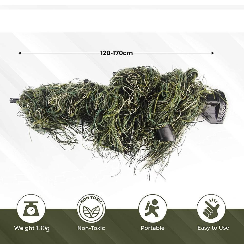 GUGULUZA 3D Rifle Sniper Ghill - Ghillie Suit Woodland review and price
