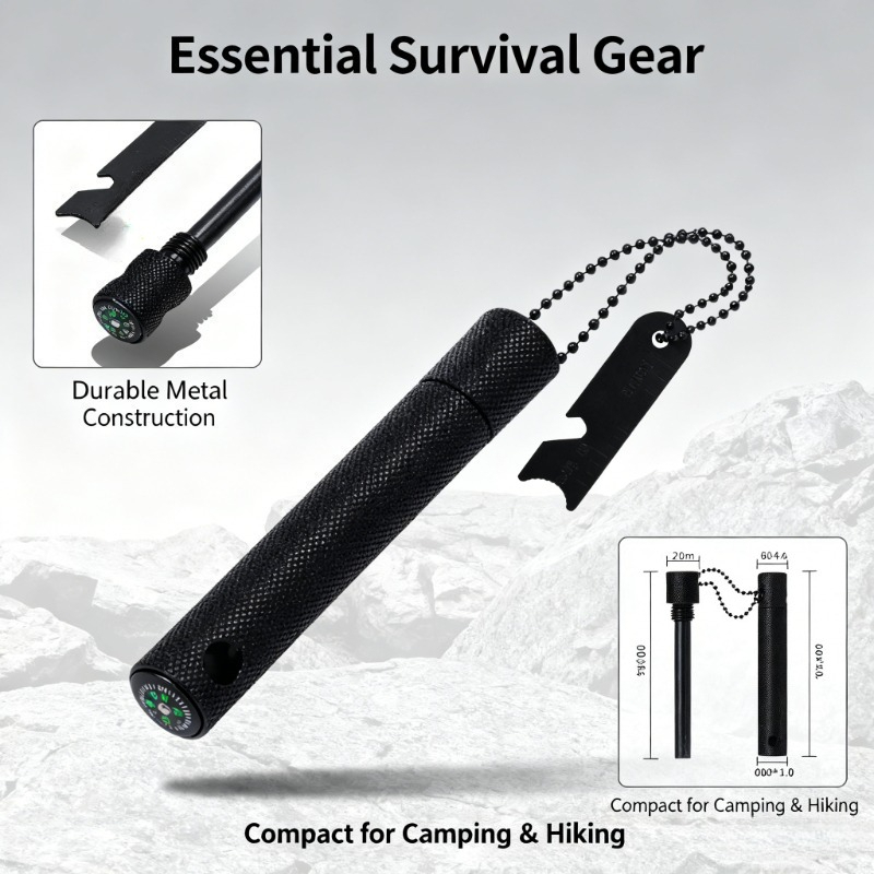 Magnesium Rod with Compass - W - Fire Starter Waterproof review and price
