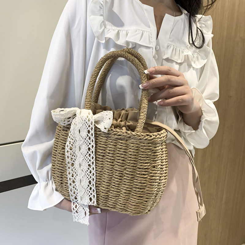 Women Straw Woven Drawstring H - Bow Stringer Tool review and price
