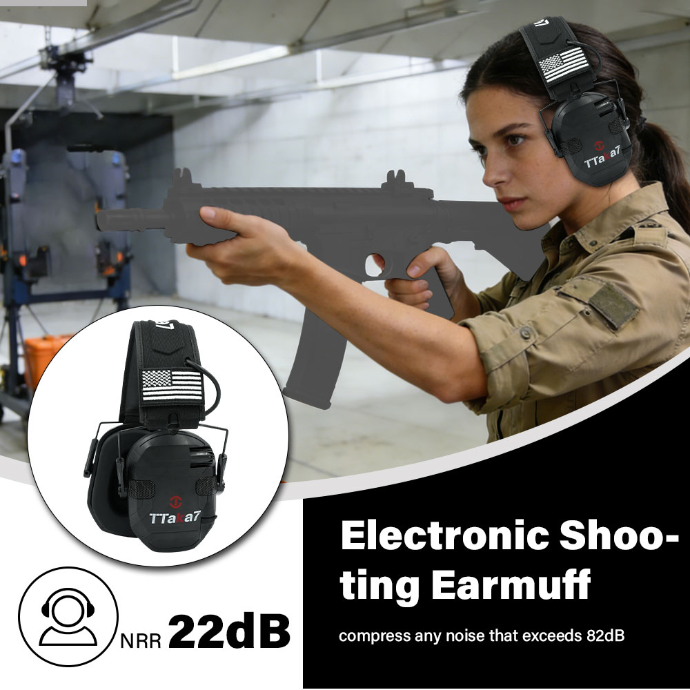 W1/W3 Foldable Electronic Shoo - Shooting Ear Muff review and price