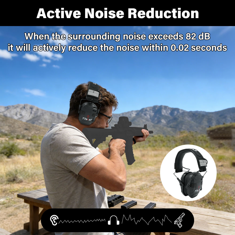 W1/W3 Foldable Electronic Shoo - Shooting Ear Muff review and price