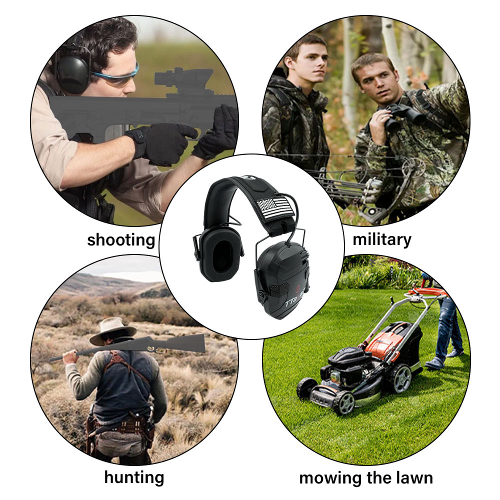 W1/W3 Foldable Electronic Shoo - Shooting Ear Muff review and price