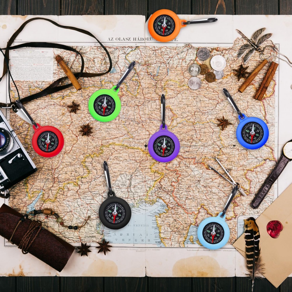 5-20 PCS Mini Compass Keychain - Outdoor Hunting Events review and price