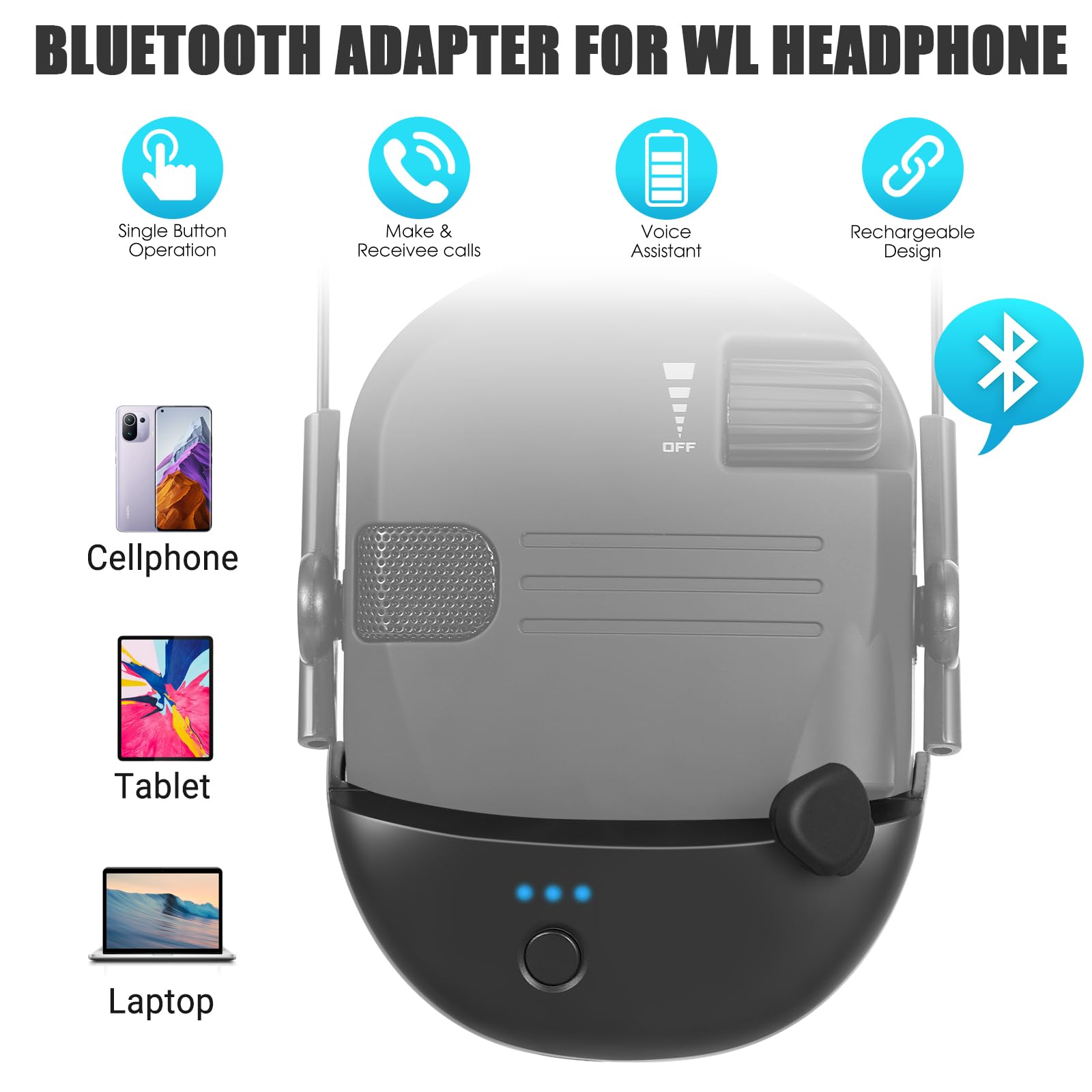 Rechargeable Bluetooth 5.1 Ada - Shooting Ear Muff review and price