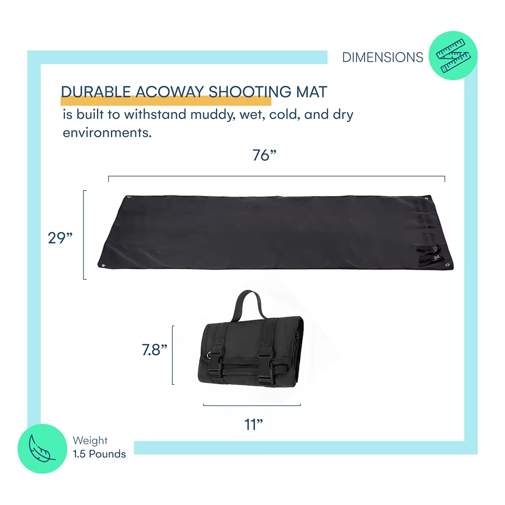 Airsoft Roll-Up Shooting Mat f - Hunting Outdoor Mat review and price