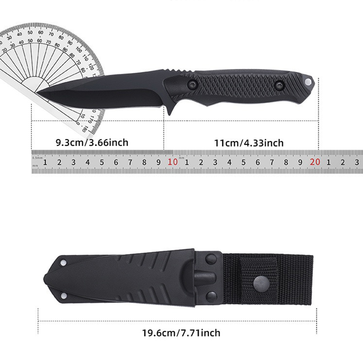 Black Blade Fruit Knife, High- - Hunting Knife Outdoor review and price